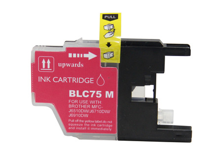 BROTHER LC71XL M LC75M LC75XL M MAGENTA COMPATIBLE XL HIGH YIELD FOR MFC-J6510DW J6710DW J6910